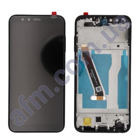 Дисплей Huawei Honor 9 Lite Dual Sim (LLD-L31) чорний + рамка