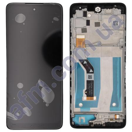 Дисплей Motorola XT2133-2 Moto G60s чорний + рамка