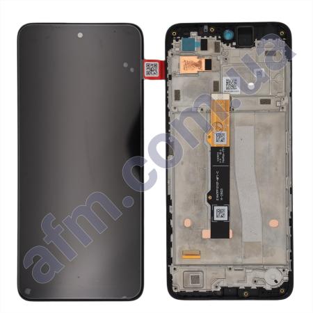 Дисплей Motorola XT2233-2 Moto G42 IPS чёрный + рамка