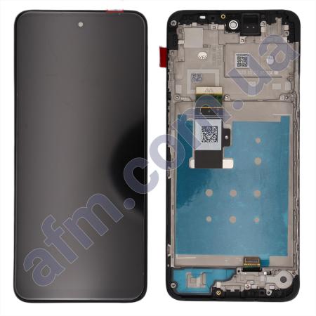 Дисплей Motorola XT2331 Moto G13/ XT2333 Moto G23 чёрный + рамка