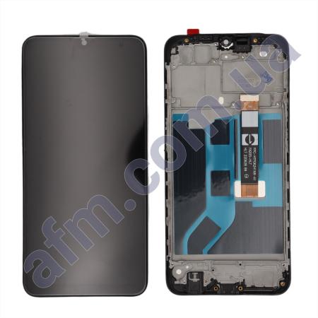 Дисплей Oppo A5s чёрный + рамка!