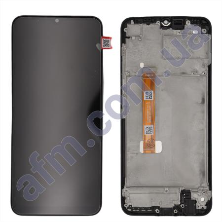Дисплей Realme C25/ C25s/ Narzo 50A/ Oppo A16/ A16s/ A54s чёрный + рамка