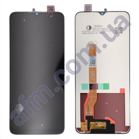 Дисплей Realme C35/ Narzo 50A Prime чёрный
