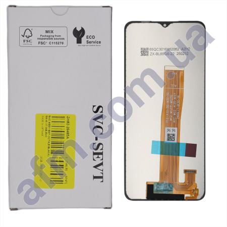 Дисплей Samsung сервисный A127 Galaxy A12 2021 чёрный GH82-26485A