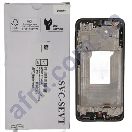 Дисплей Samsung сервисный A266 Galaxy A26 чёрный + рамка GH82-37049A