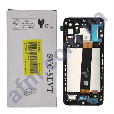 Дисплей Samsung сервисный A326 Galaxy A32 5G чёрный + рамка GH82-25453A