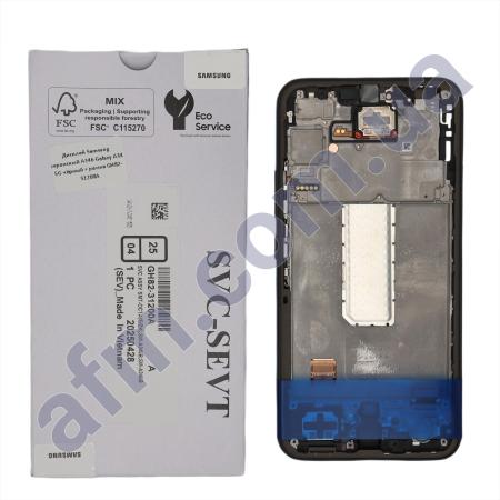 Дисплей Samsung сервисный A346 Galaxy A34 5G чёрный + рамка GH82-31200A