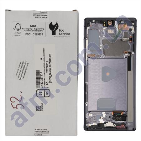 Дисплей Samsung сервисный N980/ N981 Galaxy Note 20 AURA GRAY + рамка GH82-23495A