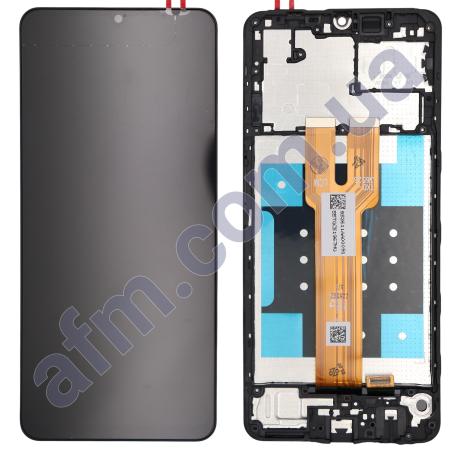 Дисплей Samsung A066 Galaxy A06 5G чёрный + рамка