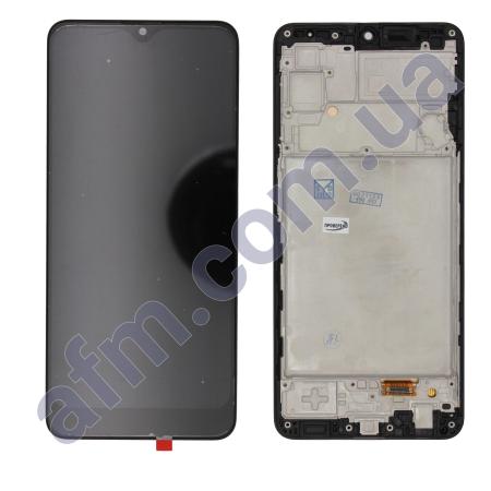 Дисплей Samsung A225F Galaxy A22 INCELL чорний + рамка