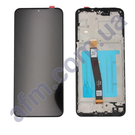 Дисплей Samsung A226B Galaxy A22 5G чорний + рамка