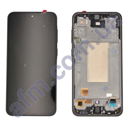 Дисплей Samsung A336B Galaxy A33 5G OLED чорний + рамка