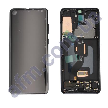 Дисплей Samsung G985 Galaxy S20 Plus/ G986 OLED чёрный + рамка