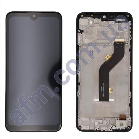 Дисплей Tecno Pop 5 (BD2P/ BD2PD) чёрный + рамка