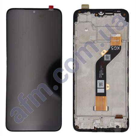 Дисплей Tecno Pop 5 LTE (BD4I) чёрный + рамка