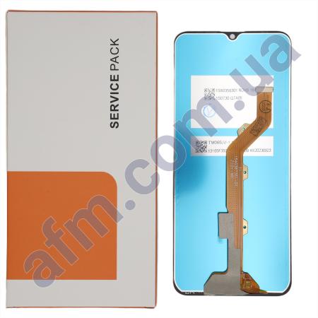 Дисплей Tecno Spark 4 KC2/ KC8/ Camon 12 CC7/ Infinix Hot 8 X650 чёрный оригинал в упаковке