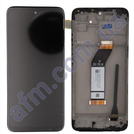 Дисплей Xiaomi Redmi 10 чёрный + рамка
