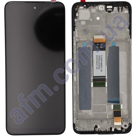 Дисплей Xiaomi Redmi 13 чорний + рамка