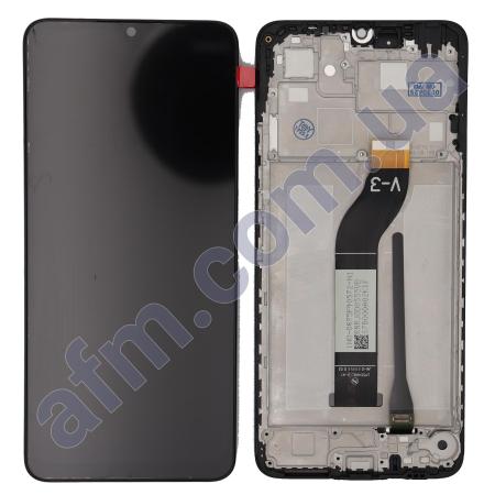 Дисплей Xiaomi Redmi 13C/ Poco C65 чёрный + рамка