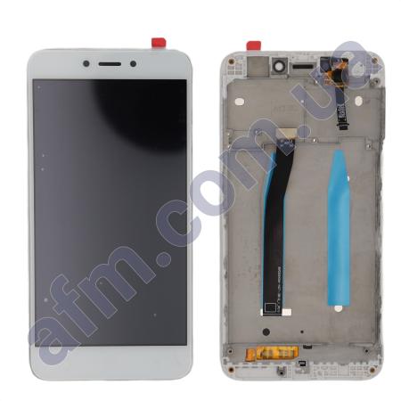 Дисплей Xiaomi Redmi 4X белый + рамка