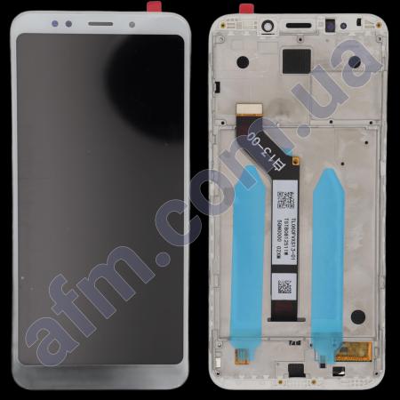 Дисплей Xiaomi Redmi 5 Plus белый + рамка