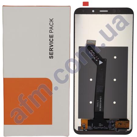 Дисплей Xiaomi Redmi 5 Plus чорний оригінал в упаковці