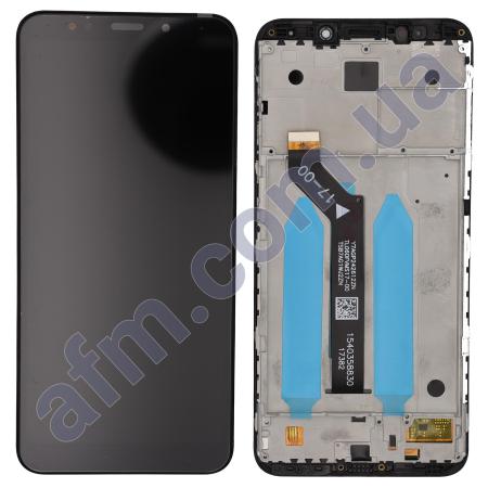Дисплей Xiaomi Redmi 5 Plus чёрный + рамка