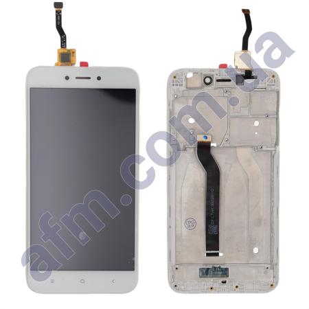 Дисплей Xiaomi Redmi 5A белый + рамка!