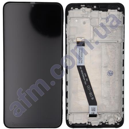 Дисплей Xiaomi Redmi 9/ Redmi 9 Prime/ Poco M2 чёрный + рамка