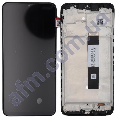 Дисплей Xiaomi Redmi 9T/ Poco M3 чёрный + рамка