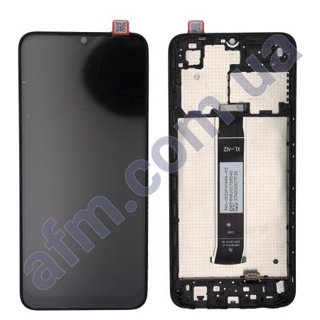 Дисплей Xiaomi Redmi A1/ A1 Plus/ A2/ A2 Plus/ Poco C50/ C51 чёрный + рамка