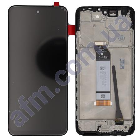 Дисплей Xiaomi Redmi Note 10 5G/ Poco M3 Pro 5G чёрный + рамка