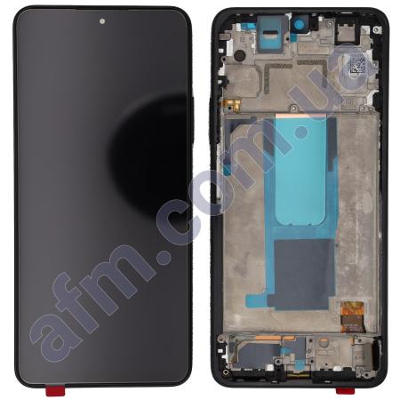 Дисплей Xiaomi Redmi Note 11 Pro Plus 5G OLED чёрный + рамка