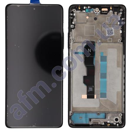 Дисплей Xiaomi Redmi Note 13 5G OLED чёрный + рамка