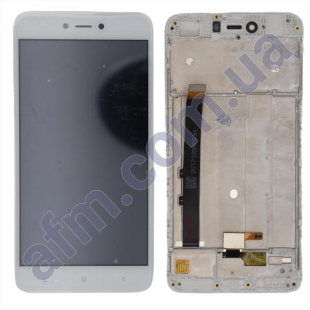Дисплей Xiaomi Redmi Note 5A/ Redmi Y1 Lite 2/ 16 GB белый + рамка!