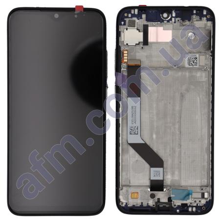 Дисплей Xiaomi Redmi Note 7/ Note 7 Pro чорний + рамка