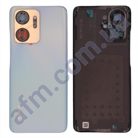 Задняя крышка Huawei Honor X7a серебряная Titanium Silver!