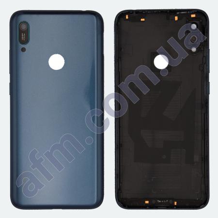Задняя крышка Huawei Y6 2019 (MRD-LX1)/ Y6 Prime 2019 синяя + стекло камеры