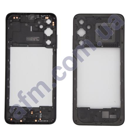 Середня частина (рамка корпуса) Samsung A057 Galaxy A05s чорна
