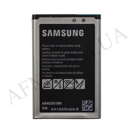 АКБ оригинал Samsung AB463651BU/ AB463651BE S3650/ S5550/ S5560/ S560 0/ S5603/ S5620/ S7070/ S7220/ S940
