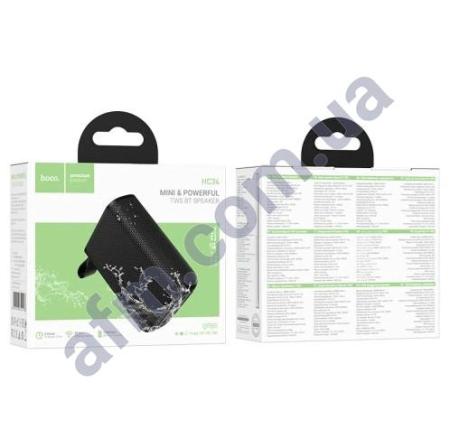 Колонка Hoco HC34 Bella чёрная