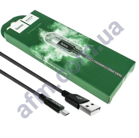 USB кабель Hoco X14 Times Micro USB (1000mm) чёрный