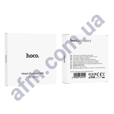 Кабель зарядки для часов Hoco Y26/ Y27 чёрный