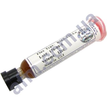Флюс-паста AMTECH RMA-225-UV (10 мл.) в шприце,  слабоактивна оригінал