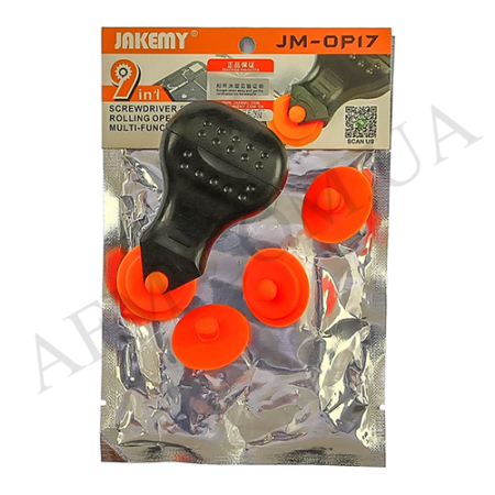 Набор инструментов Jakemy JM-OP17 (со сменными роликами4шт, насадками Y0.6/ +1.5/ *0.8/ Pinhead +1.5