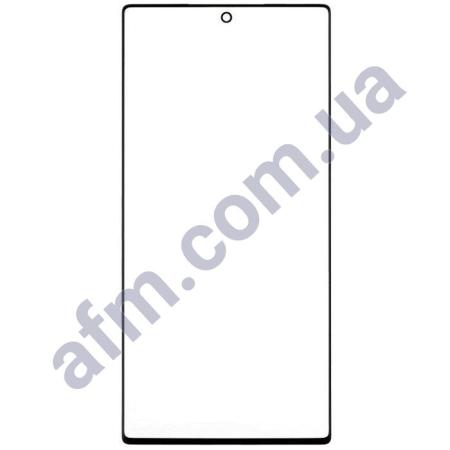 Скло екрану Samsung N975 Galaxy Note 10 Plus чорне + OCA плівка