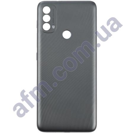 Задняя крышка Motorola XT2159 Moto E40 серая Carbon Grey