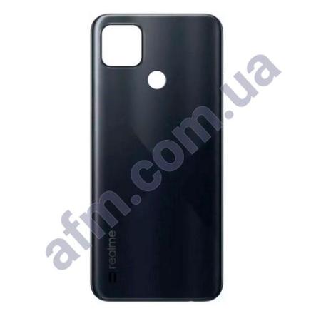 Задняя крышка Realme C21Y чёрная Cross Black
