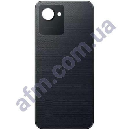 Задняя крышка Realme C30s чёрная Stripe Black