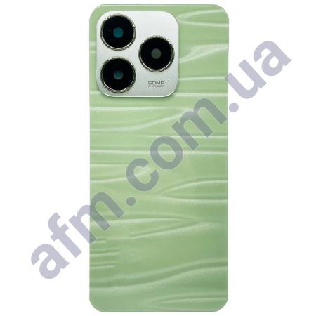 Задняя крышка Realme C63 зелёная + стекло камеры